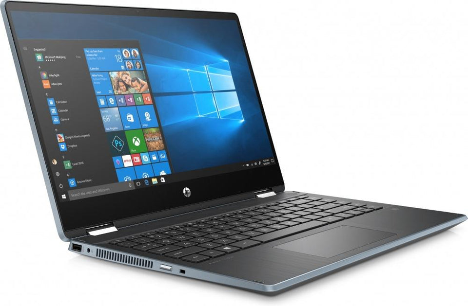 HP 2 en 1 Pavilion x360 14" HD, Intel Core i3-8145U 2.10GHz, 8GB, 256GB, Windows 10 Home 64-bit, Azul