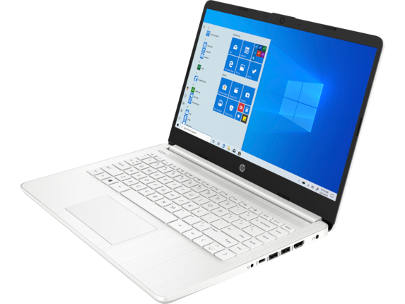 Laptop HP 14-dq0002dx 14" HD, Intel Celeron-N4020 1.10GHz, 4GB, 64GB eMMC, Windows 10 Home S, Blanco