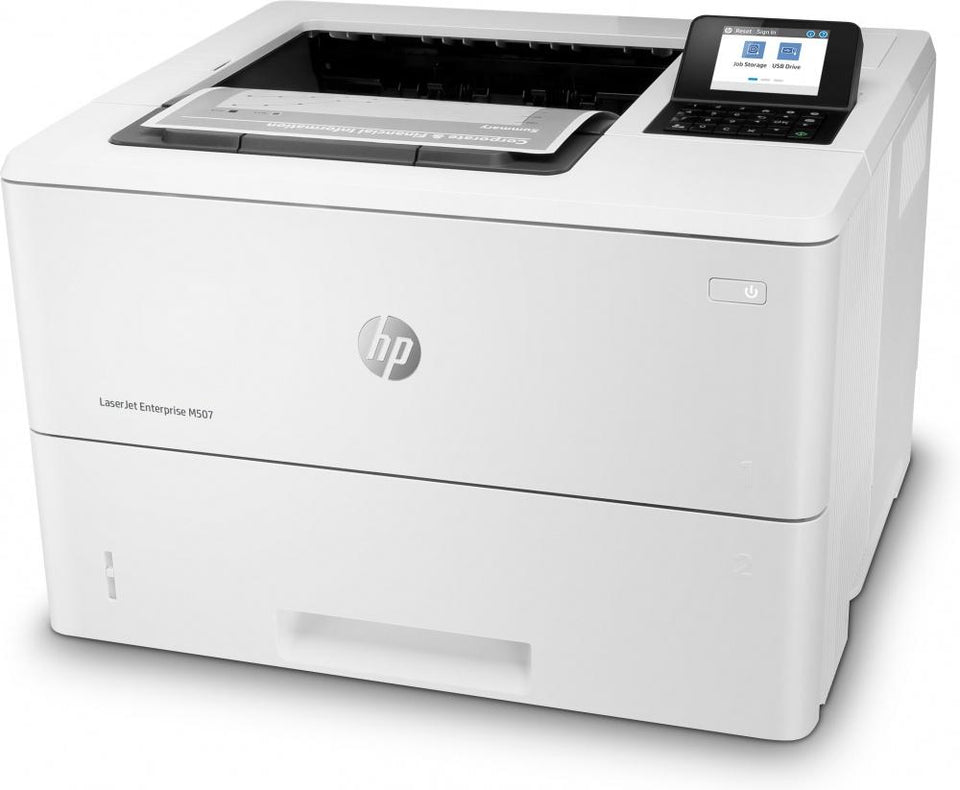 Impresora HP LaserJet Enterprise M507dn, Blanco y Negro, Láser, Print