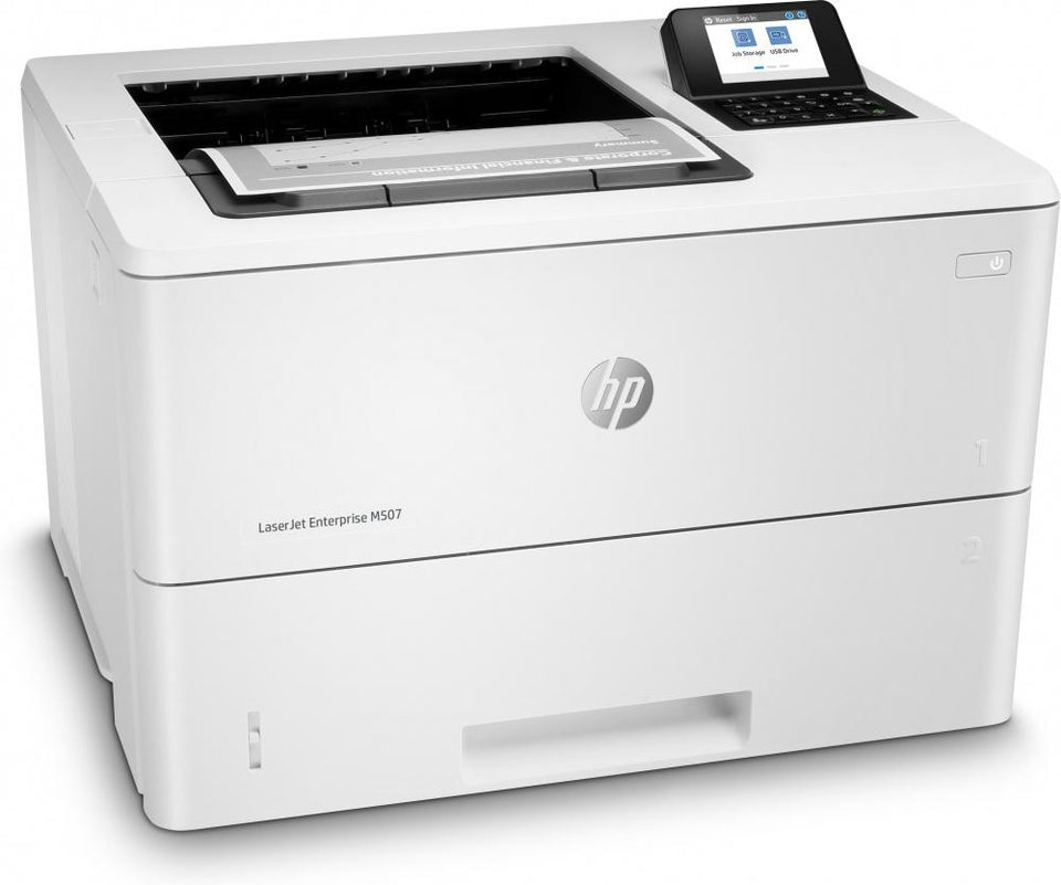 Impresora HP LaserJet Enterprise M507dn, Blanco y Negro, Láser, Print