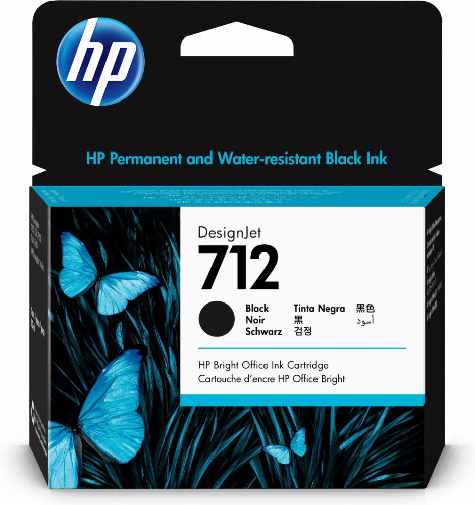 Cartucho HP 712 Negro, 80ml