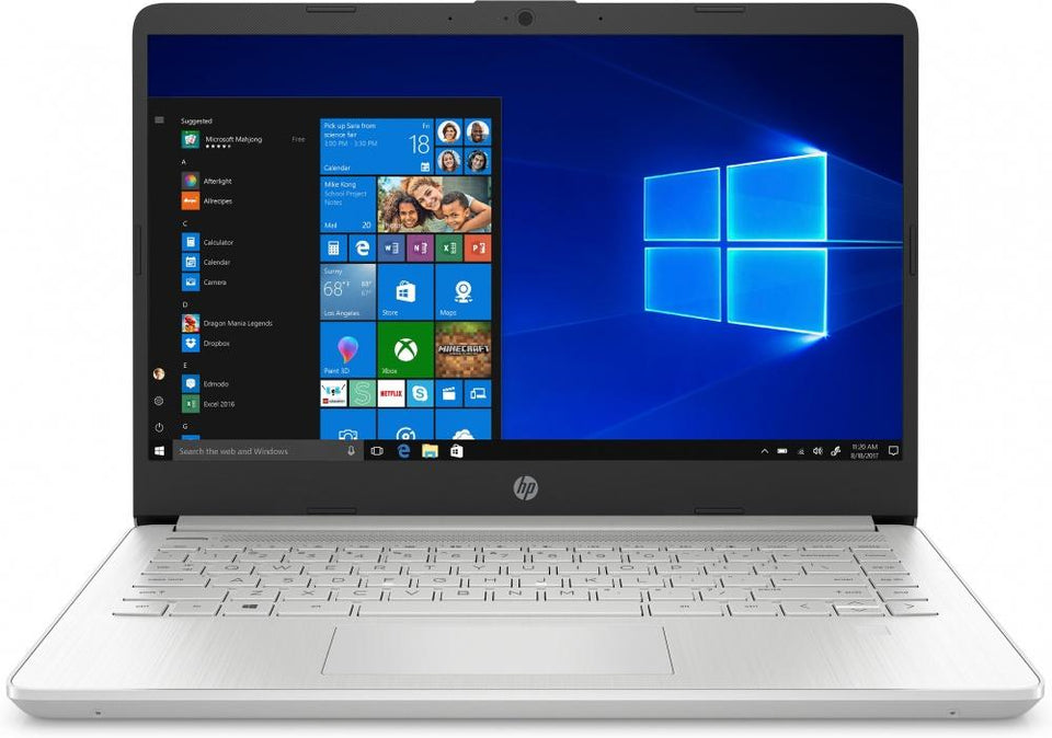 Laptop HP 14-dq1004la 14" HD, Intel Core i5-1035G1 1GHz, 8GB, 256GB SSD, Windows 10 Home 64-bit, Plata