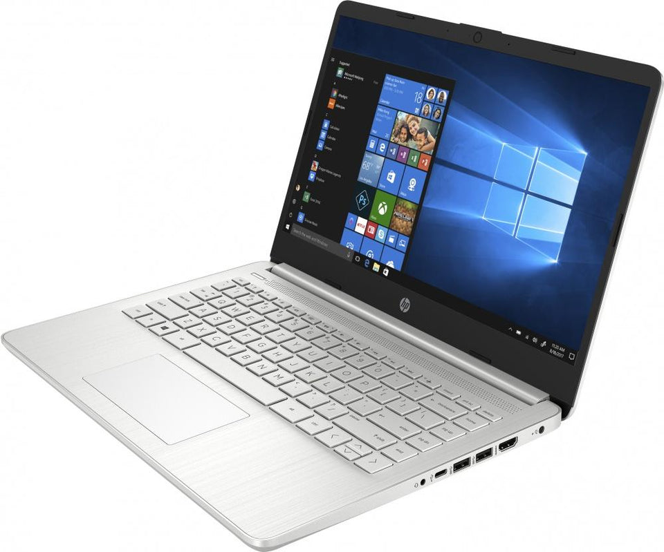 Laptop HP 14-dq1004la 14" HD, Intel Core i5-1035G1 1GHz, 8GB, 256GB SSD, Windows 10 Home 64-bit, Plata