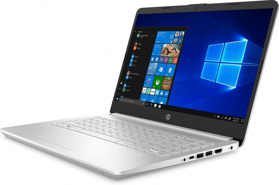 Laptop HP 14-dq1004la 14" HD, Intel Core i5-1035G1 1GHz, 8GB, 256GB SSD, Windows 10 Home 64-bit, Plata