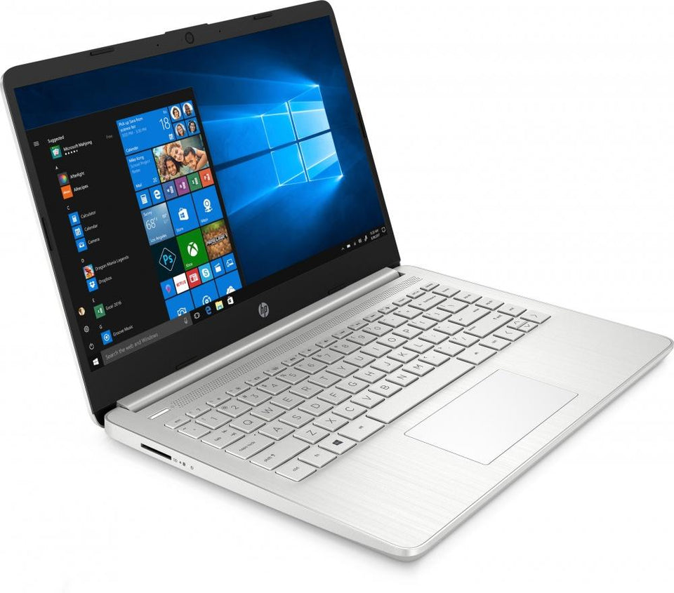 Laptop HP 14-dq1004la 14" HD, Intel Core i5-1035G1 1GHz, 8GB, 256GB SSD, Windows 10 Home 64-bit, Plata