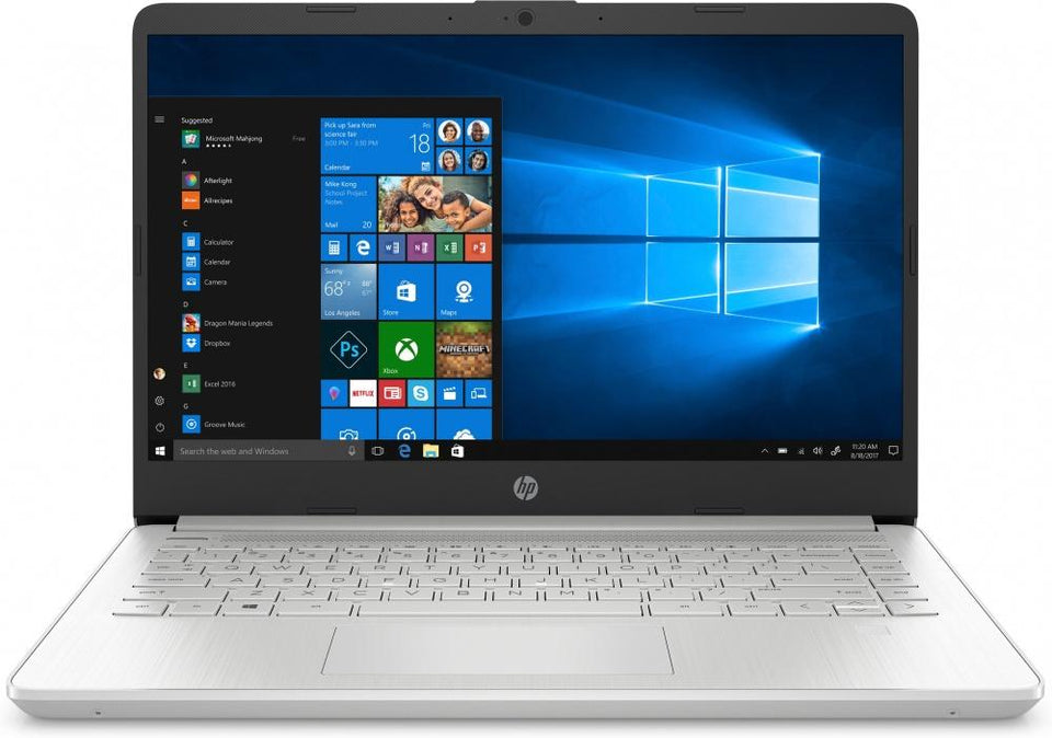 Laptop HP 14-dq1004la 14" HD, Intel Core i5-1035G1 1GHz, 8GB, 256GB SSD, Windows 10 Home 64-bit, Plata