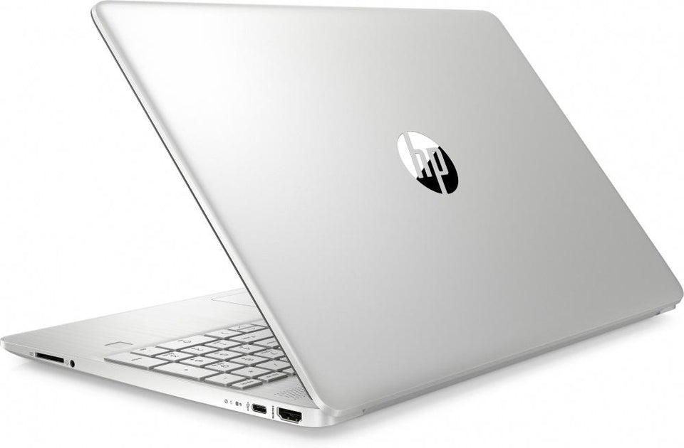 Laptop HP 15-dy1005la 15.6" HD, Intel Core i5-1035G1 1GHz, 8GB, 512GB SSD, Windows 10 Home 64-bit, Plata ― Incluye Soundbar, Mochila y Antivirus McAfee