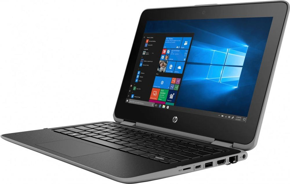 HP 2 en 1 ProBook x360 11 G4 11.6" HD, Intel Core i5-8200Y 1.30GHz, 8GB, 256GB SSD, Windows 10 Pro 64-bit, Negro ― Teclado en Inglés