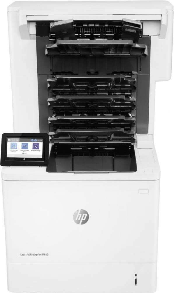 HP LaserJet Enterprise M610dn, Blanco y Negro, Láser, Print