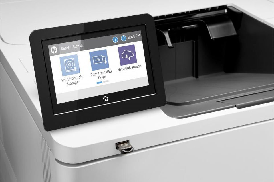 HP LaserJet Enterprise M610dn, Blanco y Negro, Láser, Print