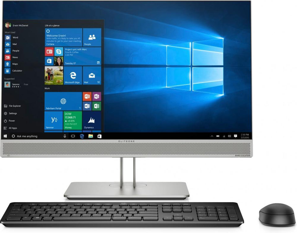 HP EliteOne 800 G5 All-in-One 23.8", Intel Core i5-9500 3GHz, 16GB, 512GB, Windows 10 Pro 64-bit, Blanco