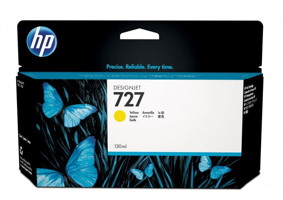 Cartucho HP 727 Amarillo 130ml