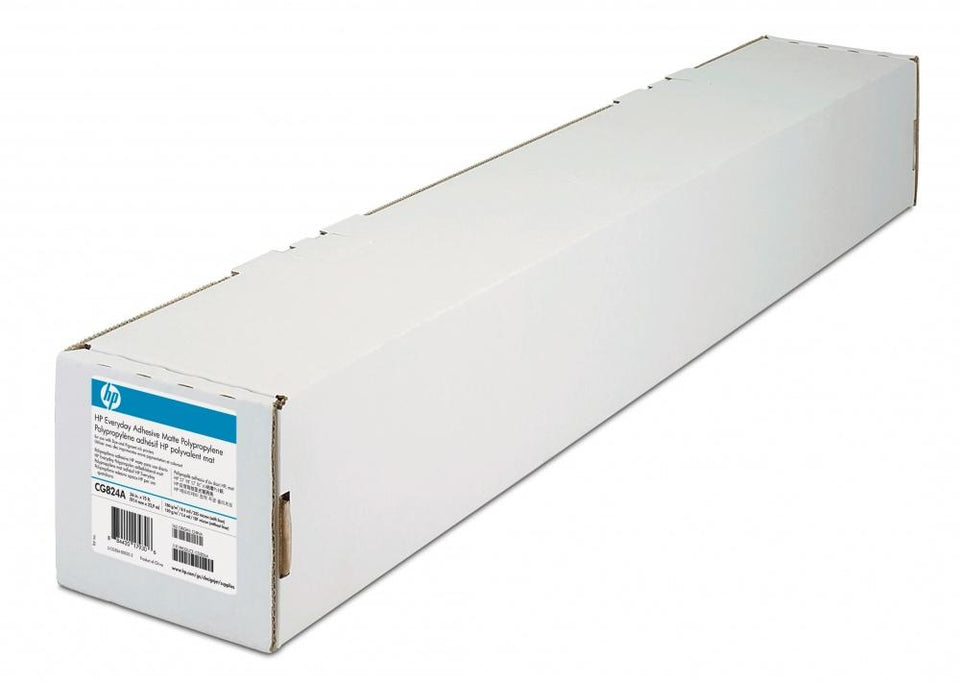 HP Rollo de Papel Adhesivo Everyday Polypropylene 180 g/m², 42" x 75', 2 Piezas