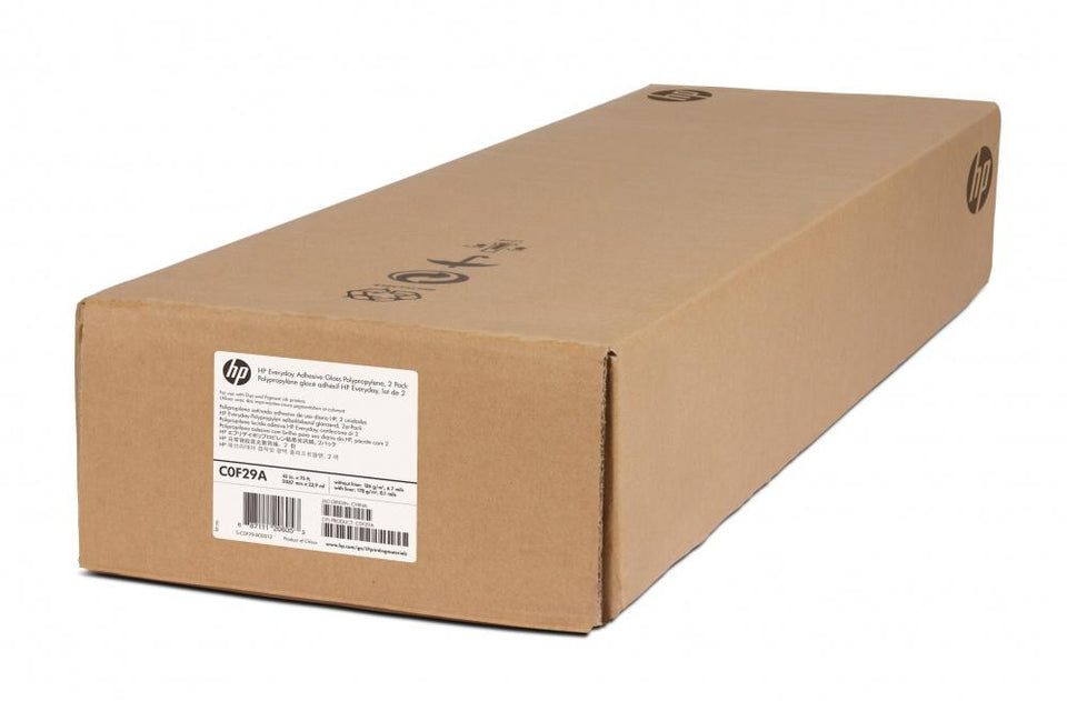 HP Rollo de Papel Satin Gloss de Polipropileno 168g/m², 42'' x 75', 2 Piezas