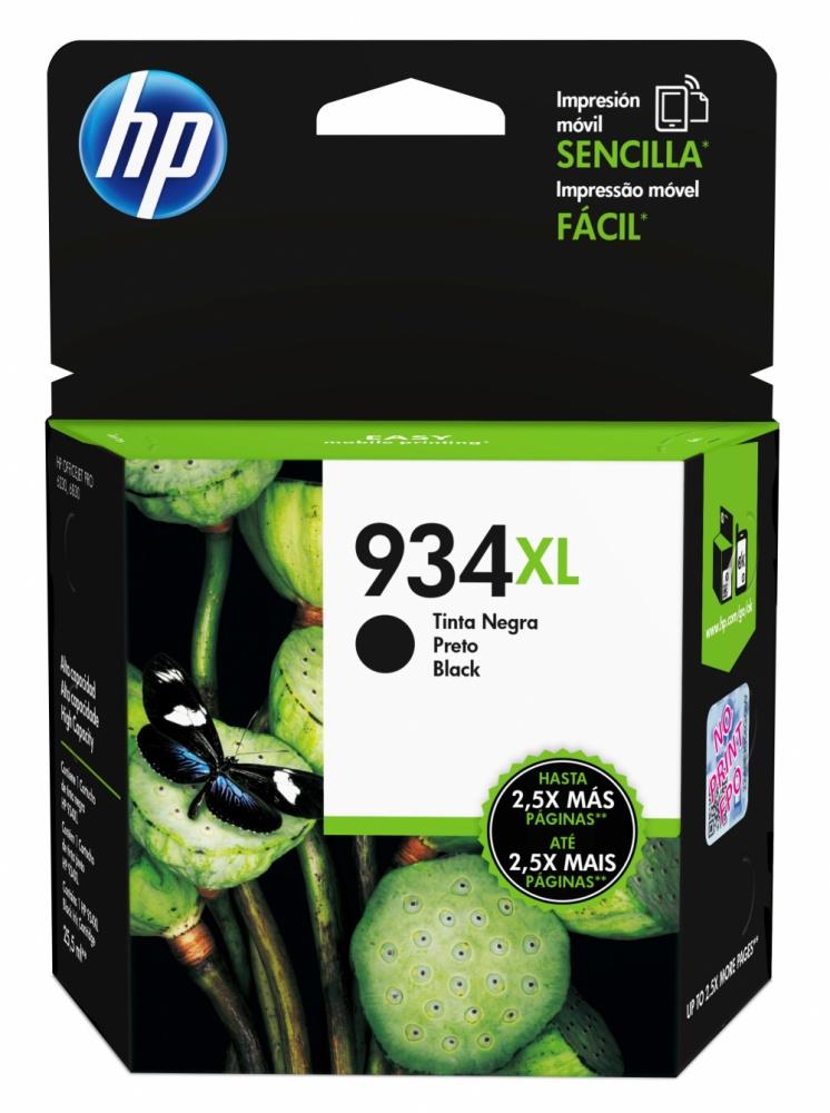 Cartucho HP 934XL Negro, 1000 Páginas