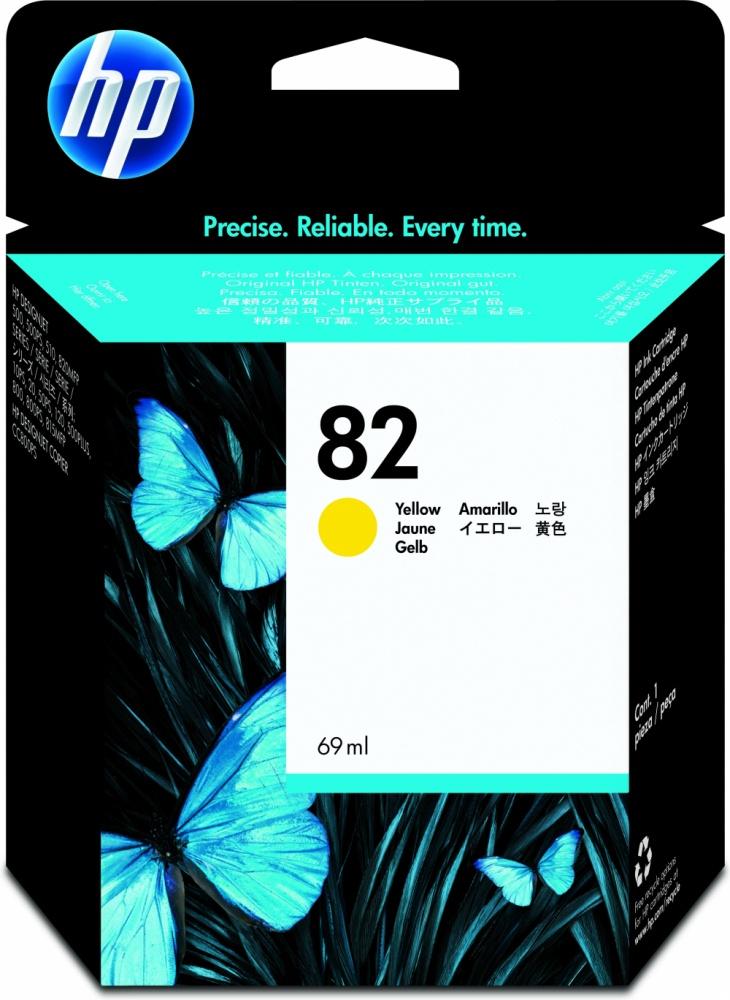 Cartucho HP 82 Amarillo 69ml