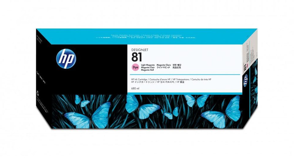 Cartucho HP 81 Magenta Claro 680ml