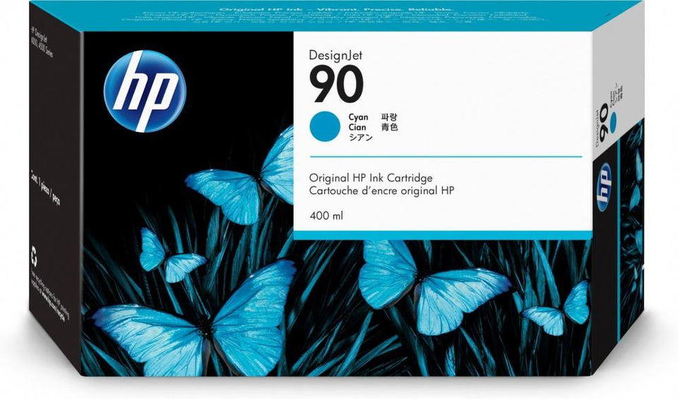 Cartucho HP 90 Cyan 400ml