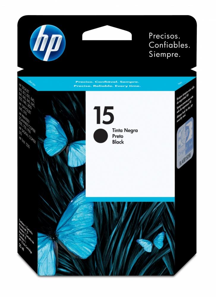 Cartucho HP 15 Negro, 500 Páginas