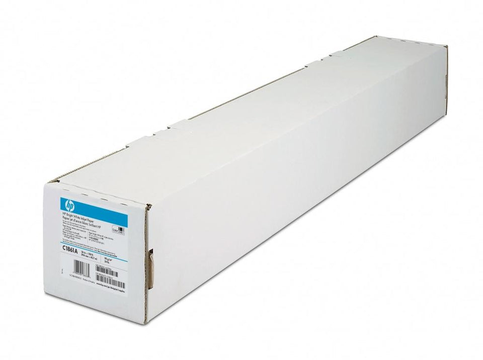 HP Papel Brigth White para Inyección de Tinta 90g/m², 914mm x 91.4m