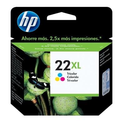 Cartucho HP 22XL Tricolor, 415 Páginas