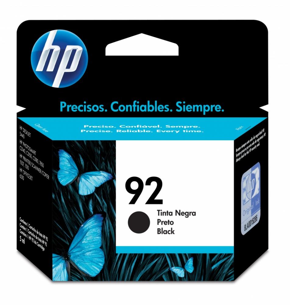 Cartucho HP 92 Negro, 220 Páginas