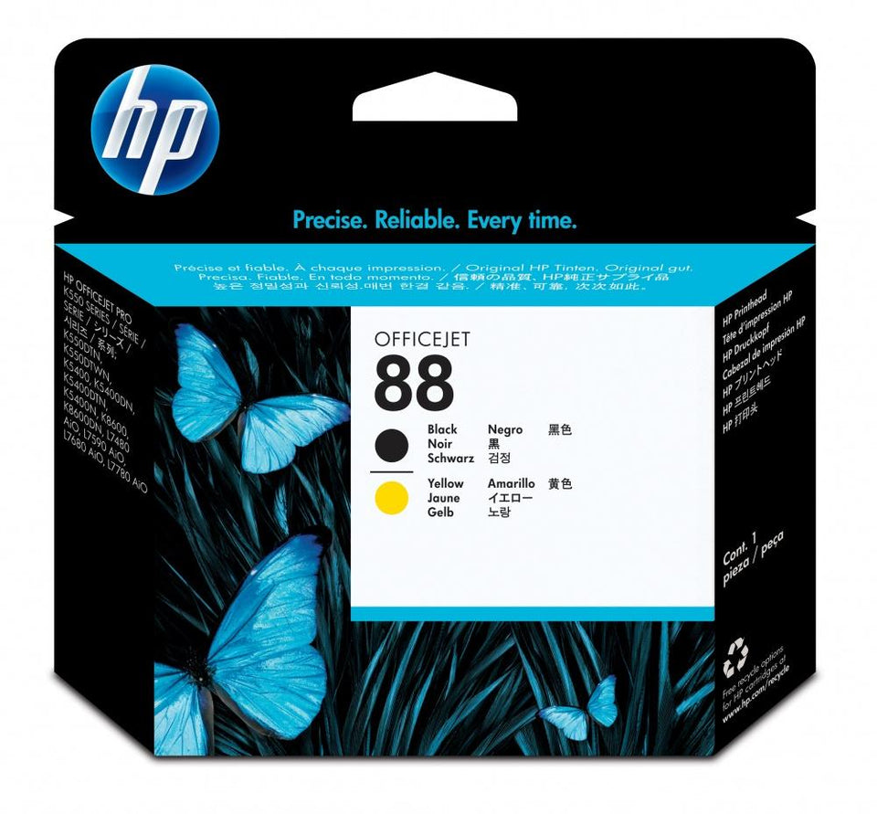 Cabezal HP 88 Negro/Amarillo