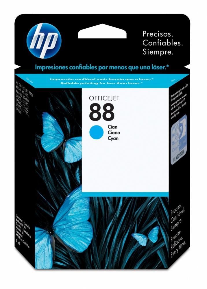 Cartucho HP 88 Cyan, 860 Páginas