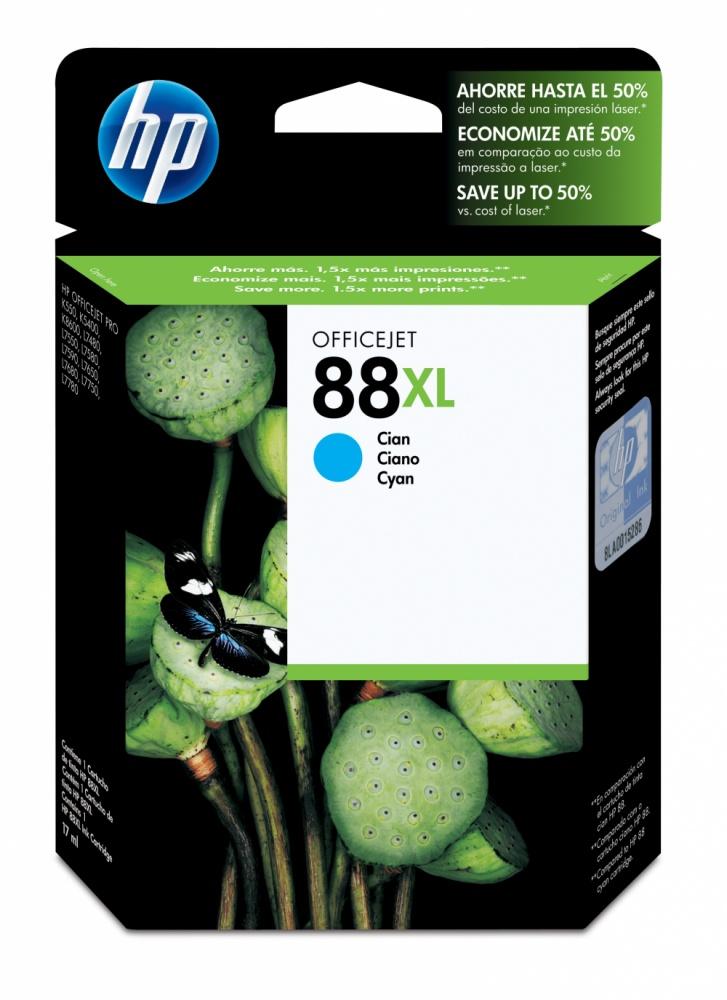 Cartucho HP 88XL Cyan, 1700 Páginas