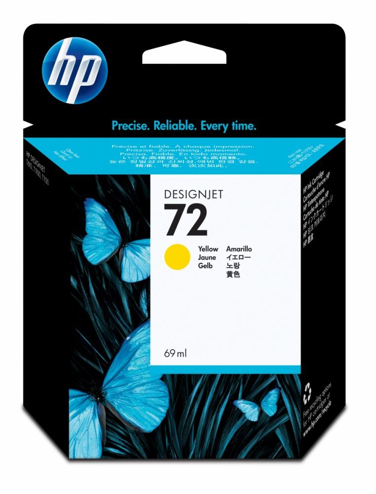 Cartucho HP 72 Amarillo 69ml