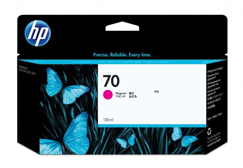 Cartucho HP 70 Magenta 130ml