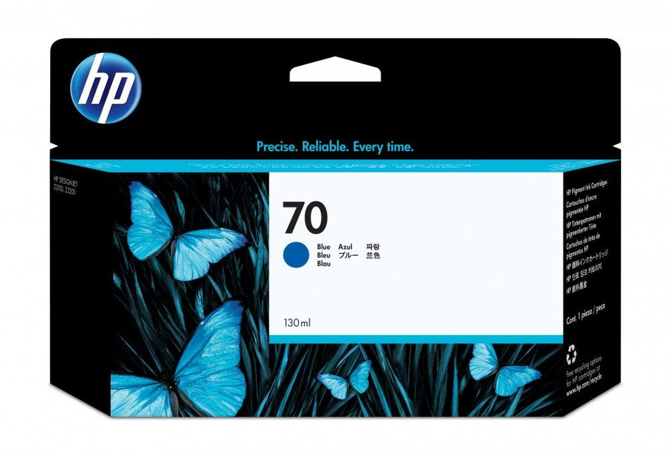 Cartucho HP 70 Azul 130ml