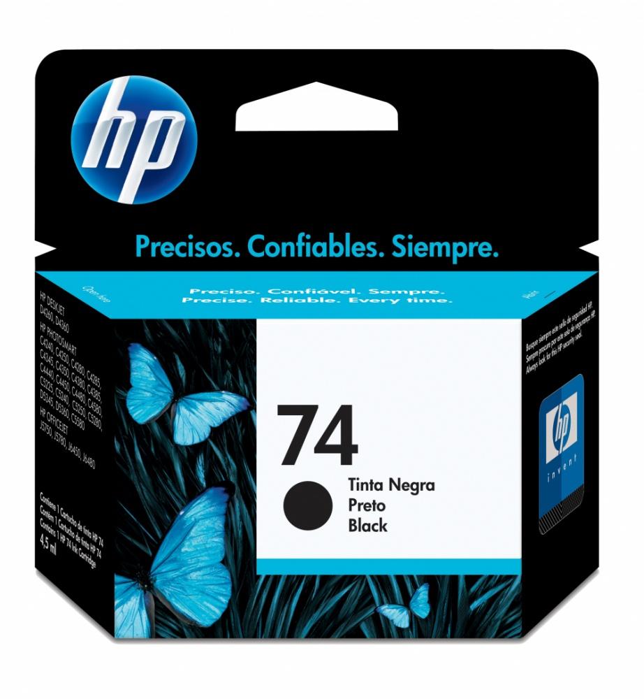 Cartucho HP 74 Negro, 200 Páginas