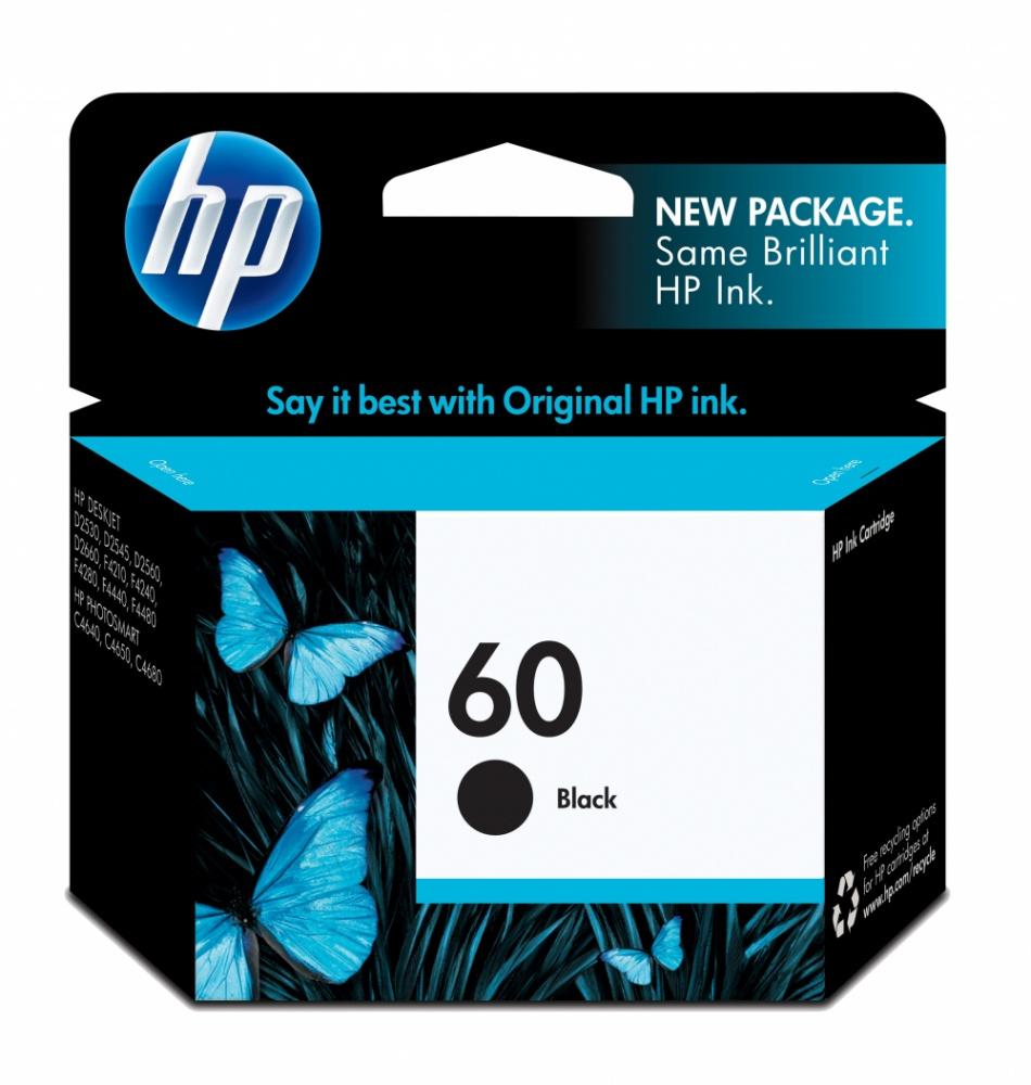 Cartucho HP 60 Negro, 200 Páginas