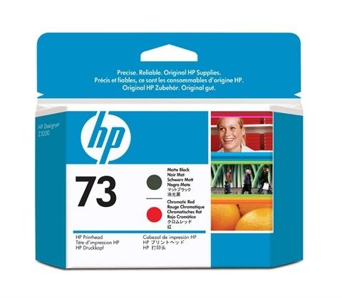 Cabezal HP 73 Negro Mate/Rojo Cromático