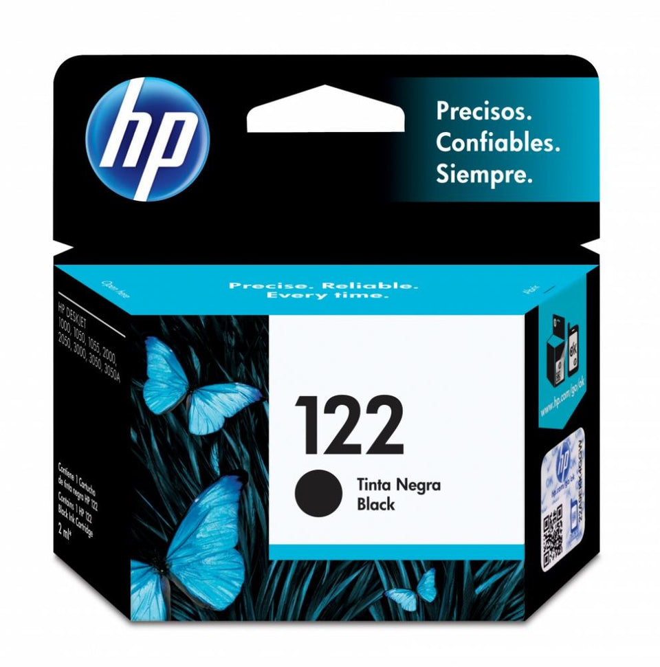 Cartucho HP 122 Negro, 120 Páginas