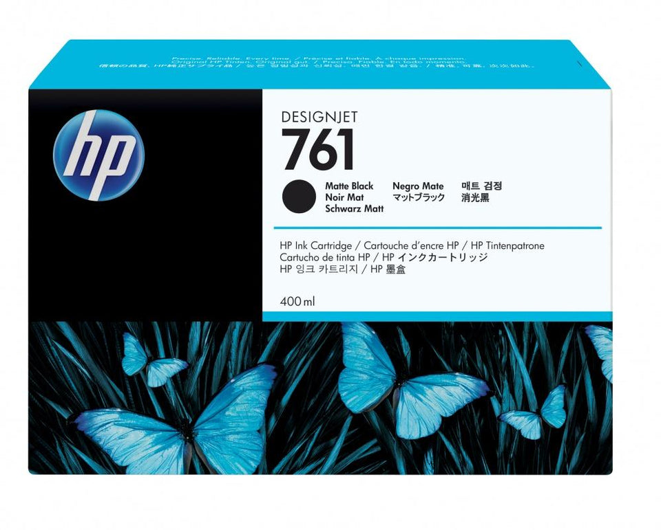 Cartucho HP 761 Negro Mate 400ml