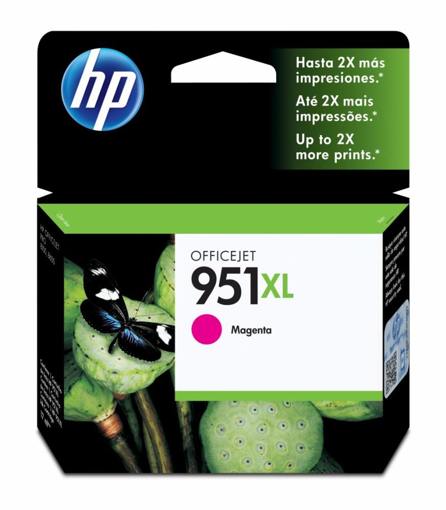 Cartucho HP 951XL Magenta, 1500 Páginas