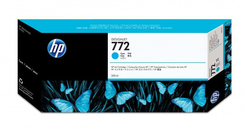 Cartucho HP 772 Cyan 300ml