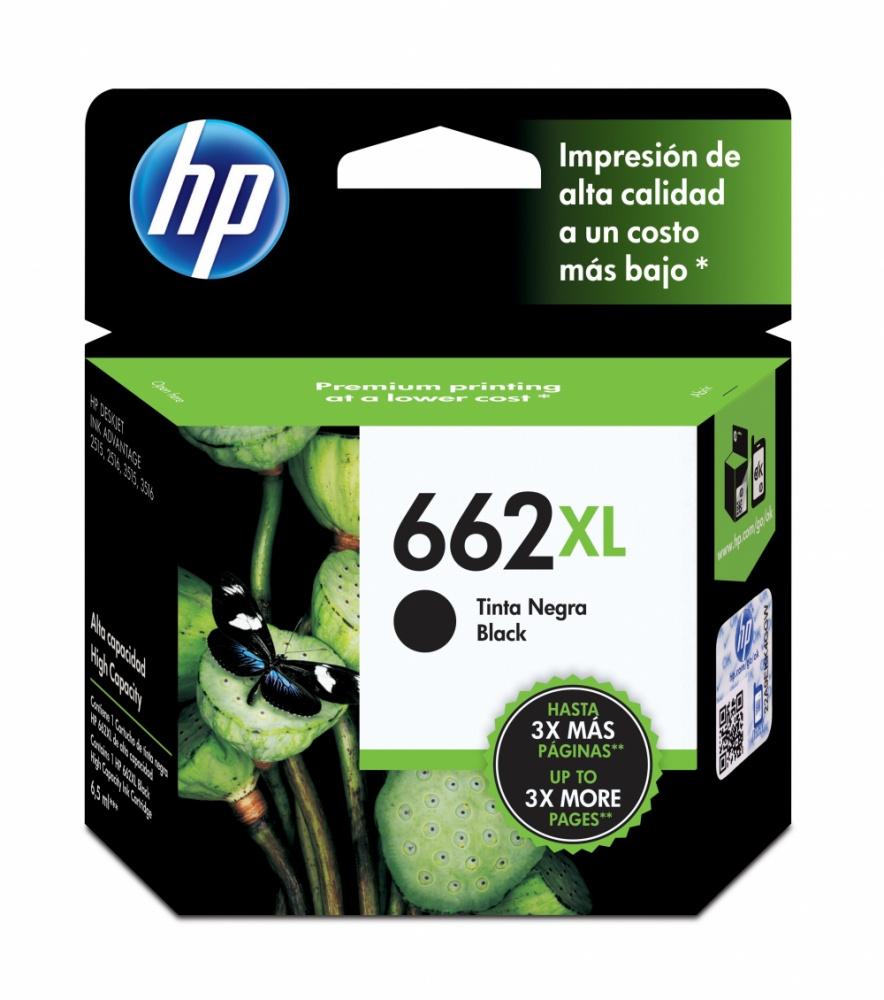 Cartucho HP 662XL Negro, 360 Páginas