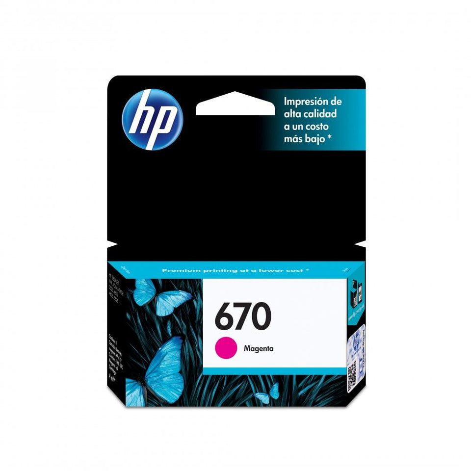 Cartucho HP 670 Magenta, 300 Páginas