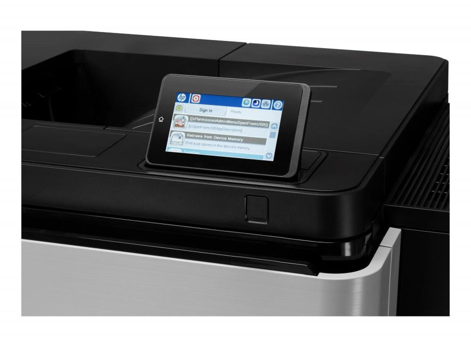 HP LaserJet Enterprise M806x+, Blanco y Negro, Laser, Print