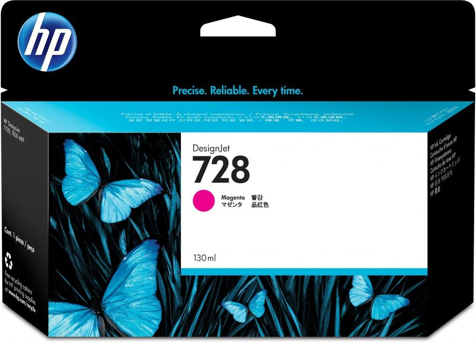 Cartucho HP 728 Magenta 130ml