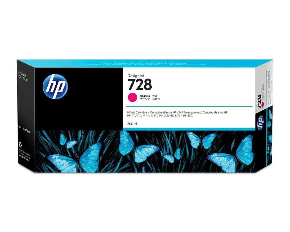 Cartucho HP 728 Magenta 300ml