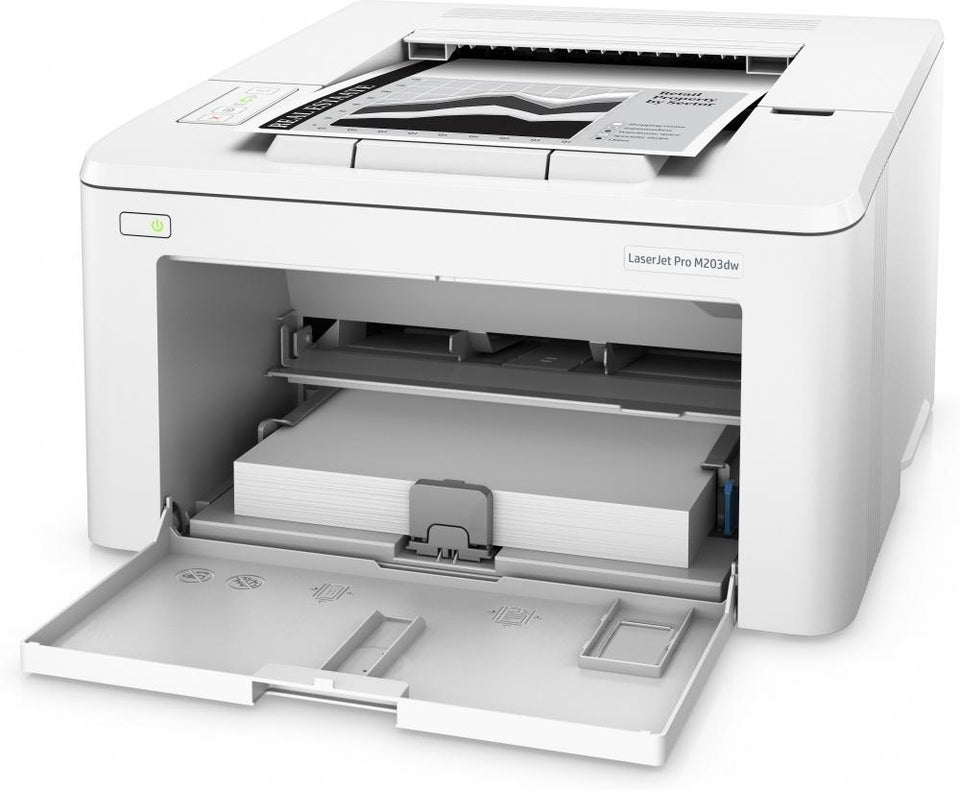 HP LaserJet M203dw Blanco y Negro, Laser, Print