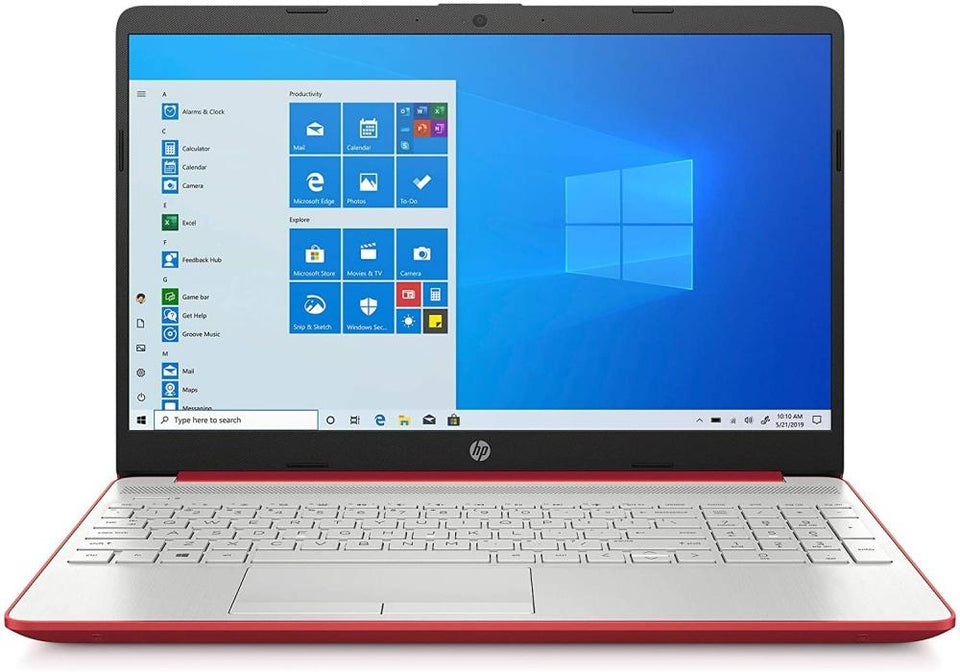 Laptop HP 15-dw1081wm 15.6" HD, Intel Pentium Gold-6405U 2.40GHz, 4GB, 500GB, Windows 10 Home 64-bit, Rojo