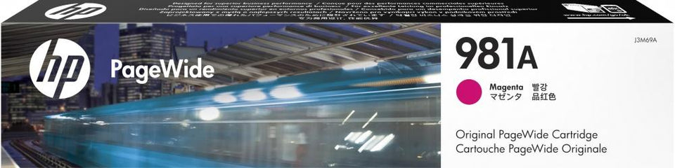 Cartucho HP 981A Magenta, 6000 Páginas