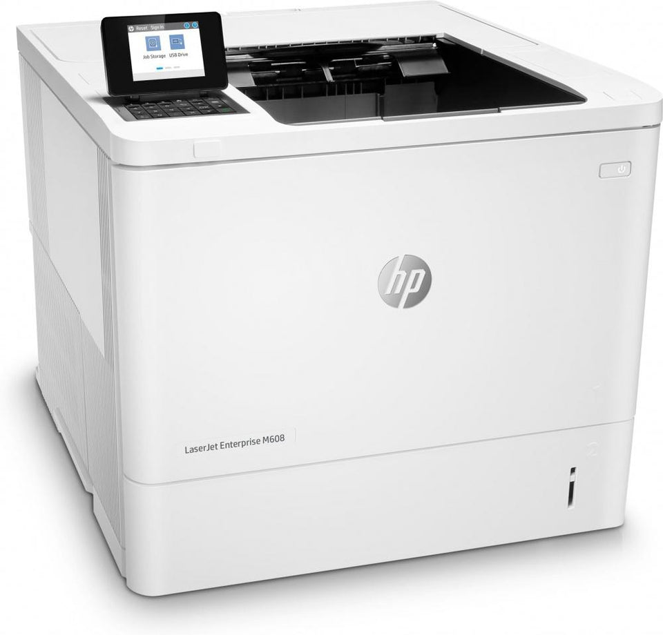 HP LaserJet Enterprise M608dn, Blanco y Negro, Láser, Print