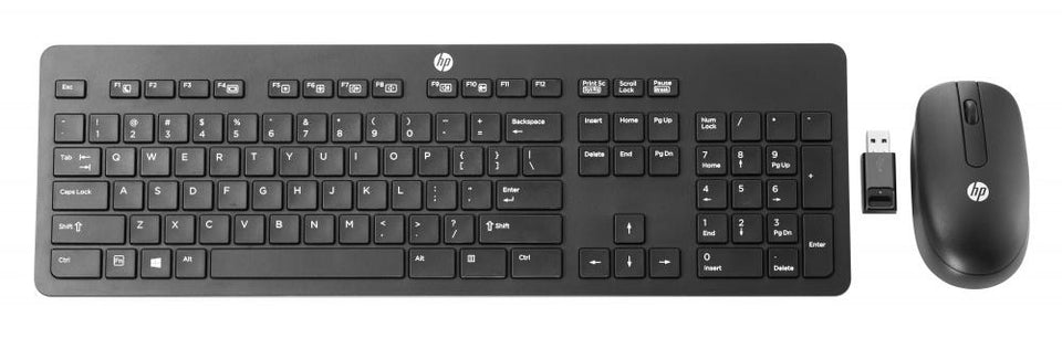 Kit de Teclado y Mouse HP N3R88AA, RF Inalámbrico Negro (Español)