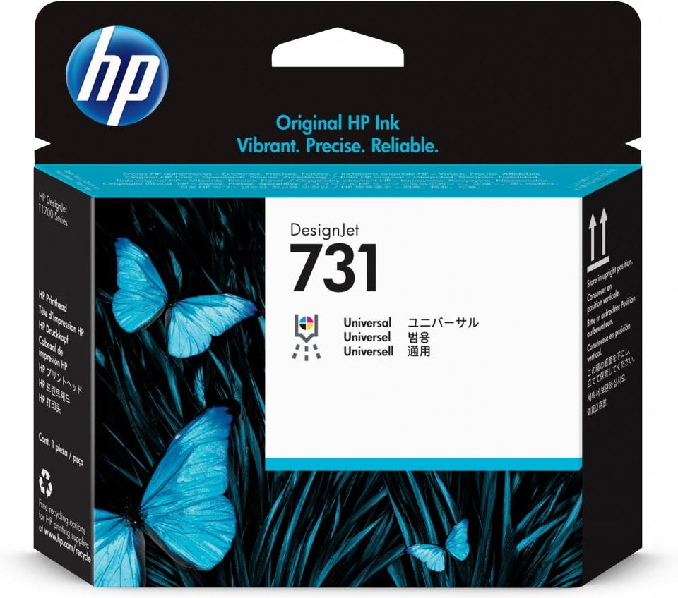 Cabezal HP DesignJet 731 Negro Mate/Negro Fotográfico/Cyan/Magenta/Amarillo/Gris